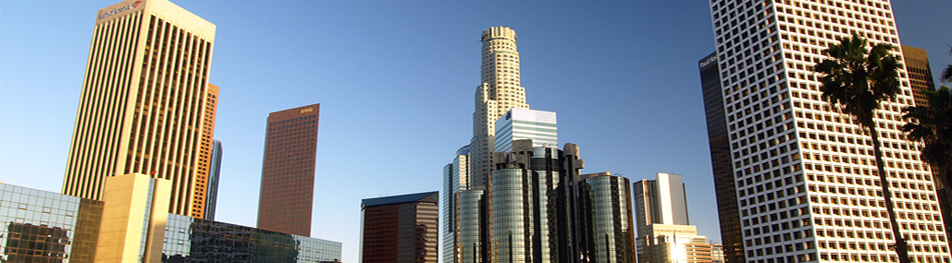Photo of the Los Angeles skyline